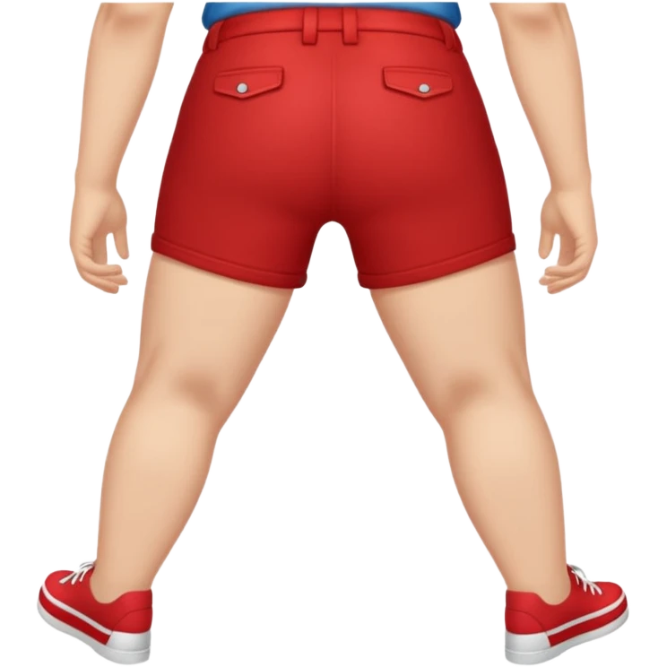 A person getting spank in the butt emoji