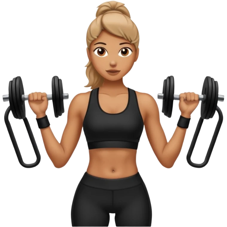 woman gym emoji