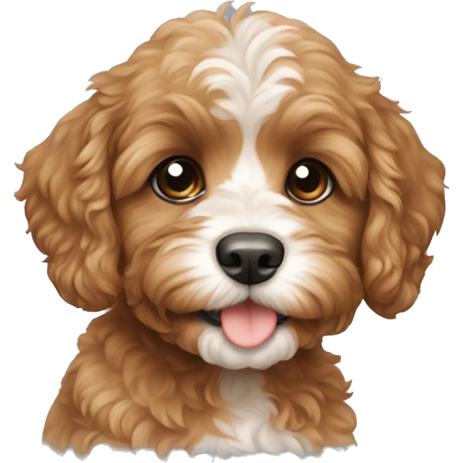 Cavoodle puppy emoji