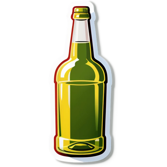 Joint with bottle of alcohol  emoji