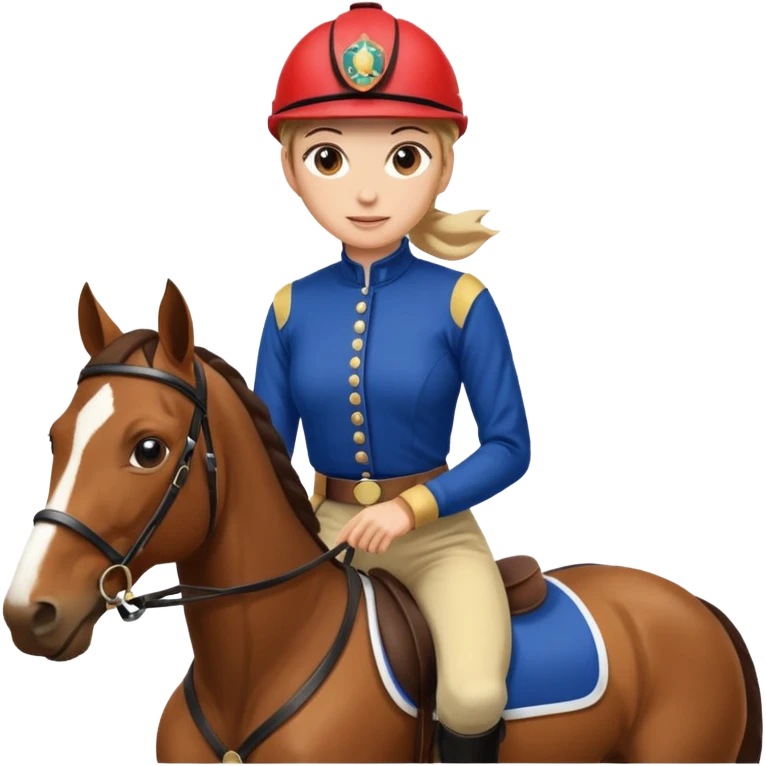  horse jockey woman emoji