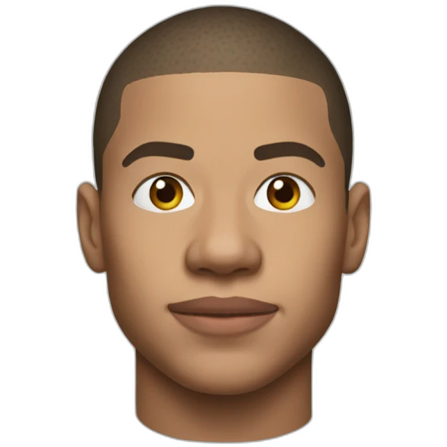 Kylian Mbappe face emoji