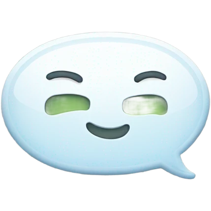 yes i message text bubble emoji