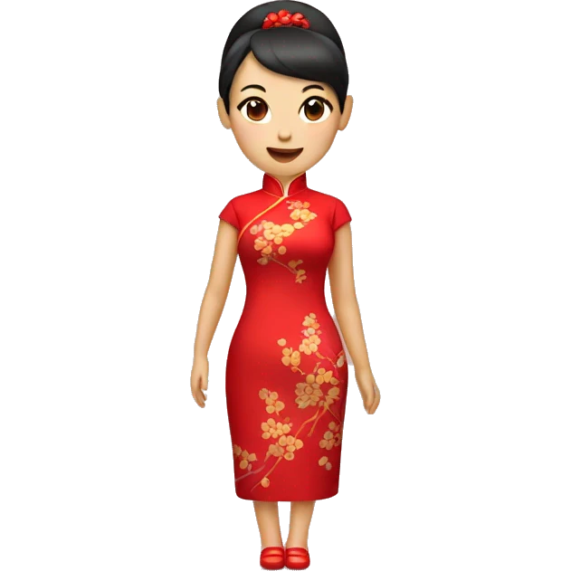 red qipao emoji