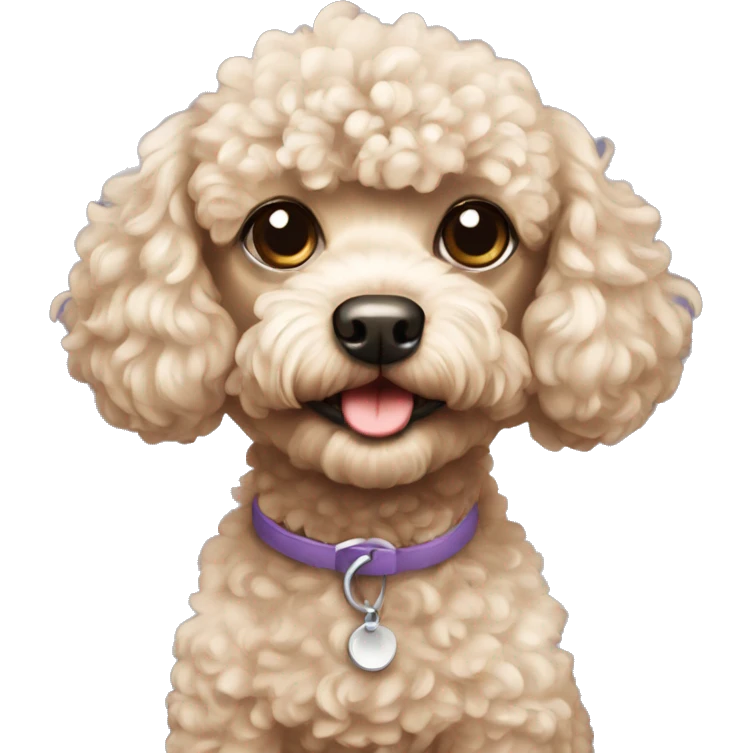 Toy poodle  emoji