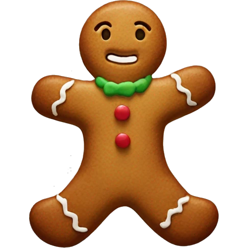 Gingerbread man  emoji