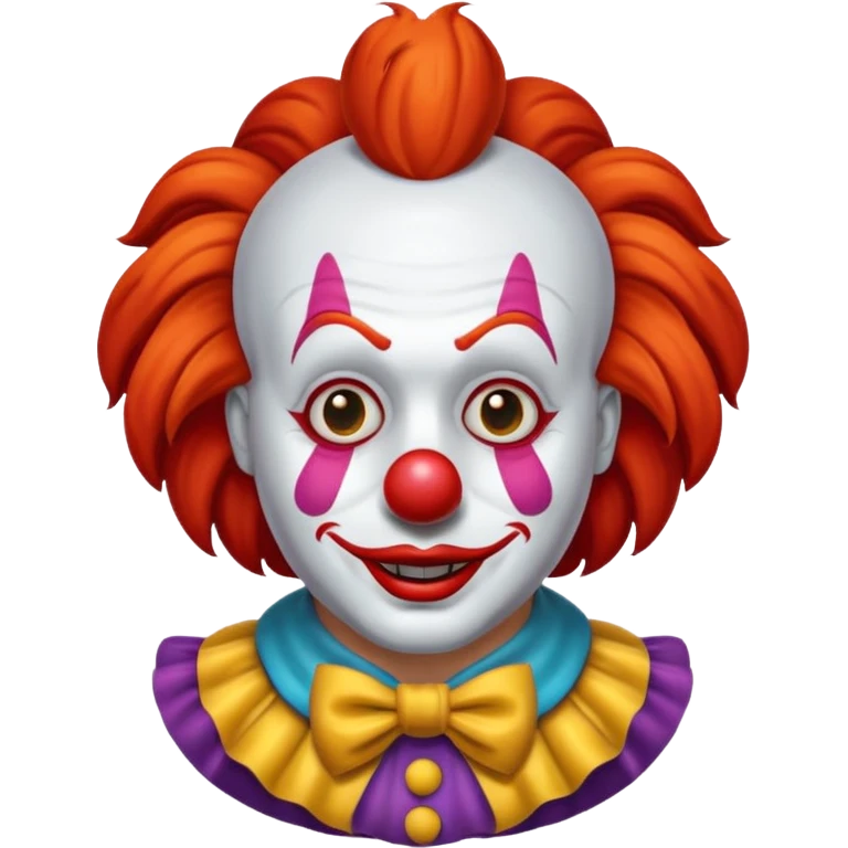 Ein Clown Klatsch mit riesen großen Händen emoji