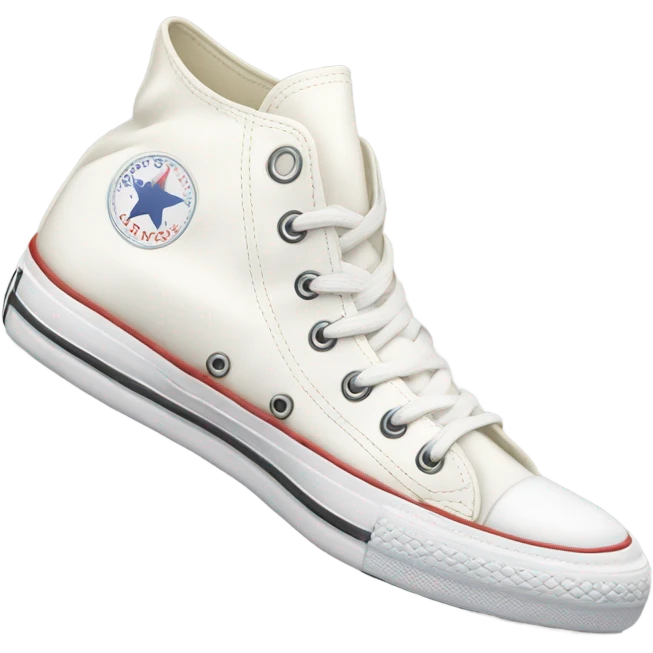 White converse high tops emoji