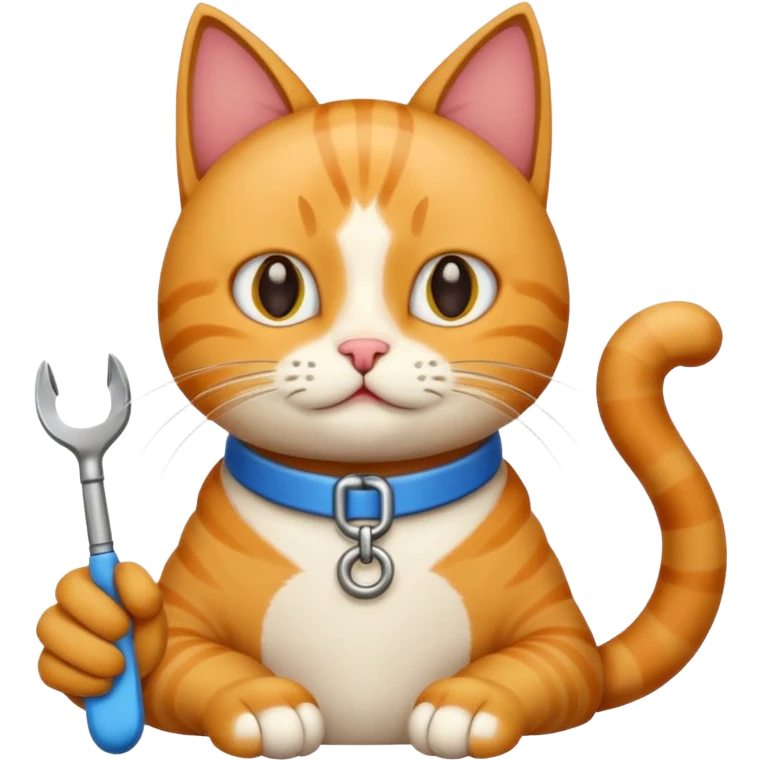 A Cat saying task is done. emoji