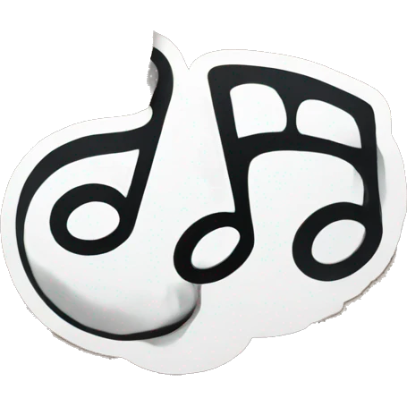 music note sticker emoji