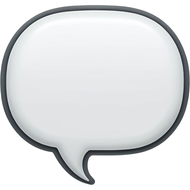 Speech balloon emoji