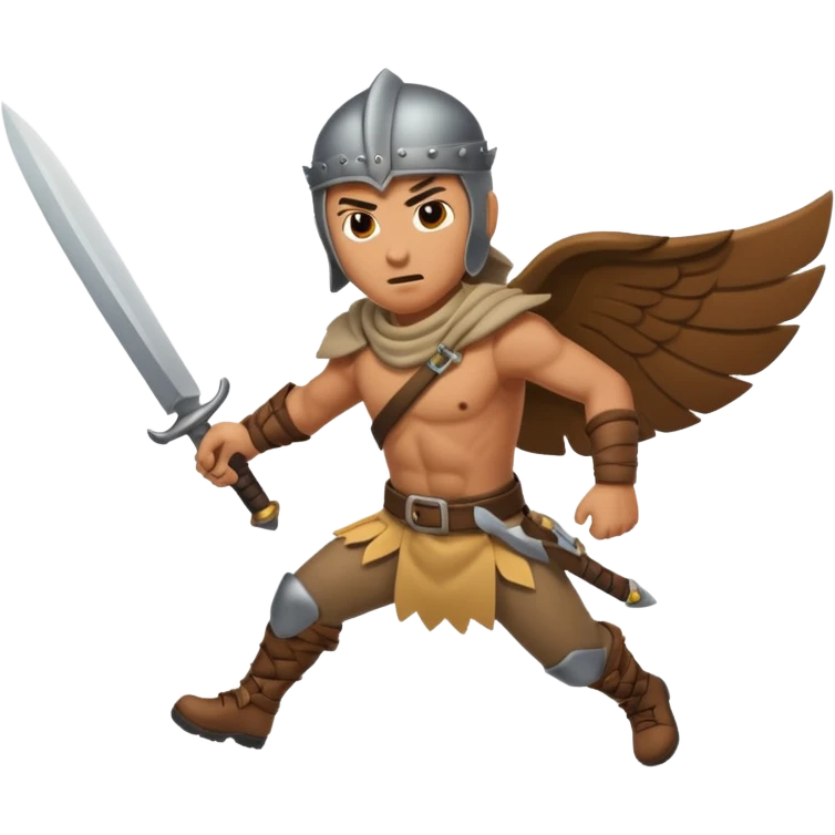 Flying Knife Warrior emoji