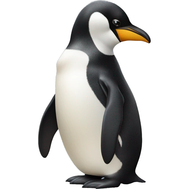 Pinguin călare pe ghiață  emoji