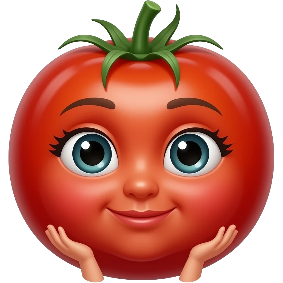 A tomato girl emoji