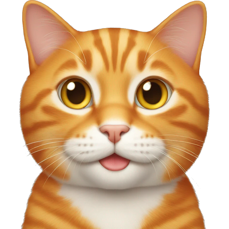 Orange cat emoji