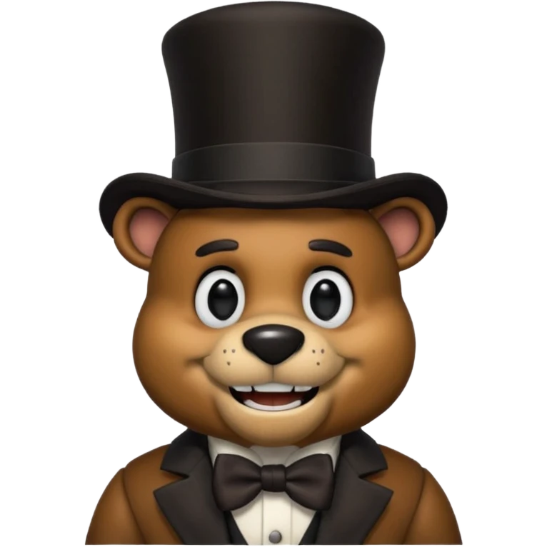 Freddy Fazbear from FNAF emoji