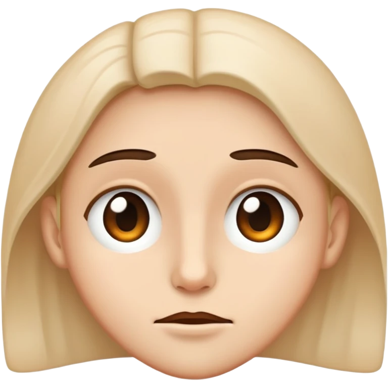Turn this 👁️👄👁️ into a face  emoji