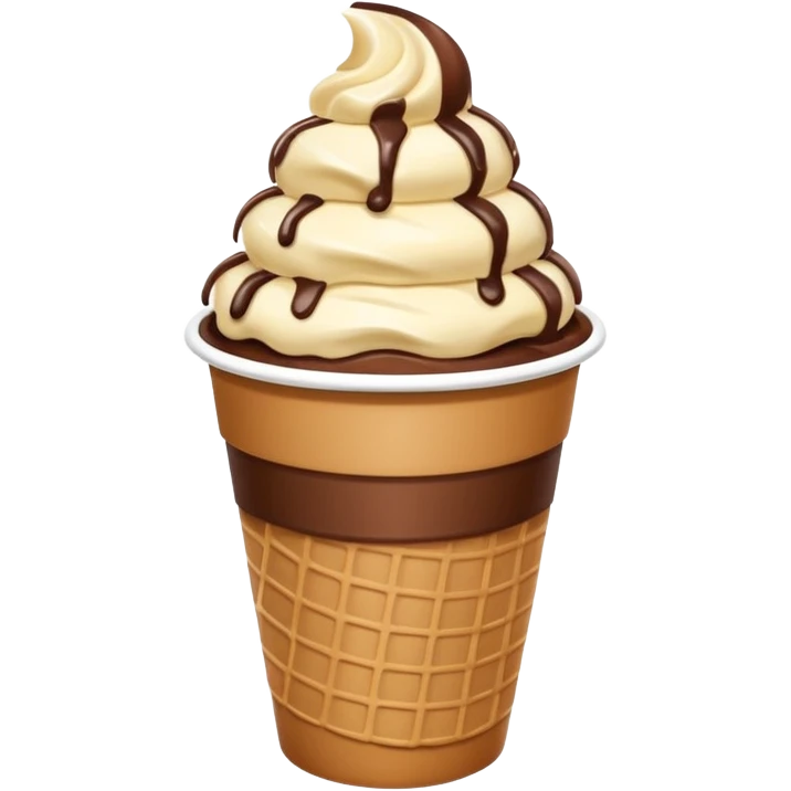 ice cream  in paper cup emoji