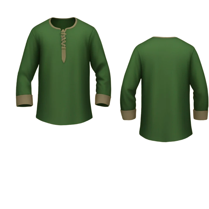 medieval shirt green emoji