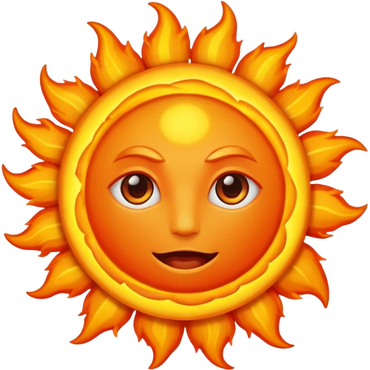 Sun eating the earth  emoji