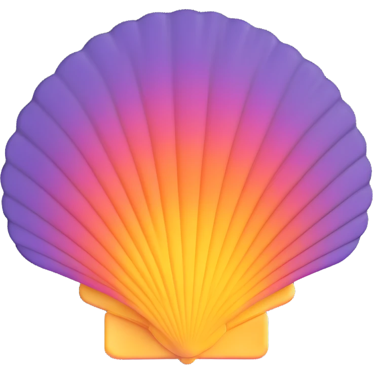 St. James scallop shell pilgrim symbol emoji