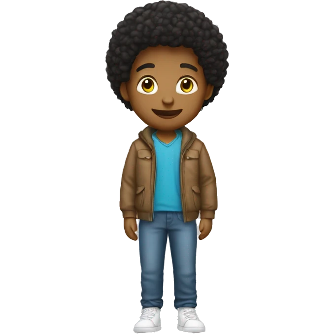 Person wearing clothes with cursive font style clothes emoji