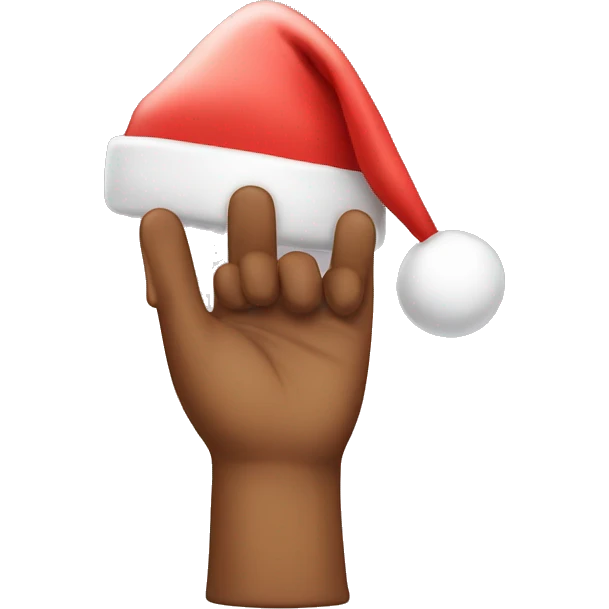 christmas cute gloves and hat emoji