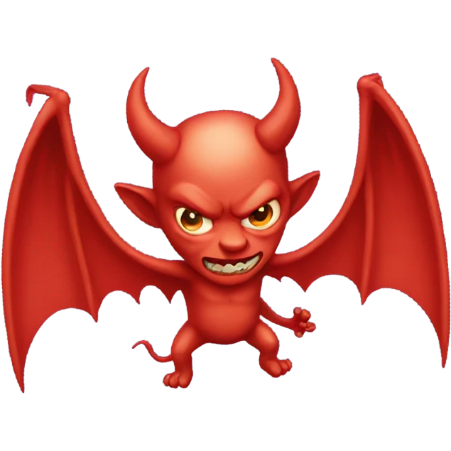  winged devil  emoji