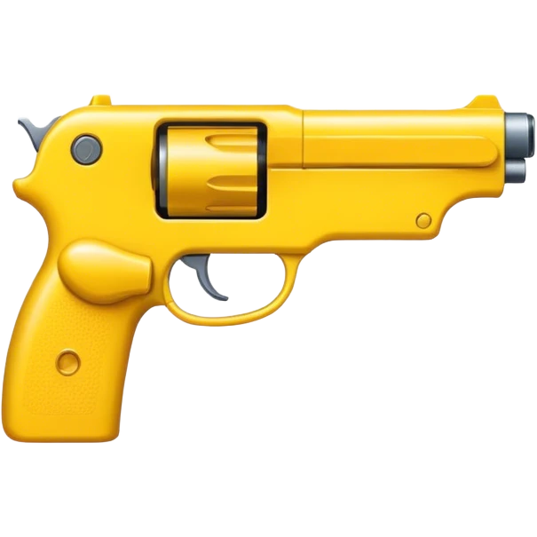 Yellow gun emoji