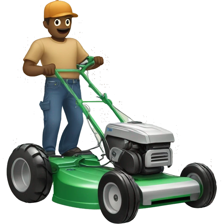 Tondeuse à gazon emoji