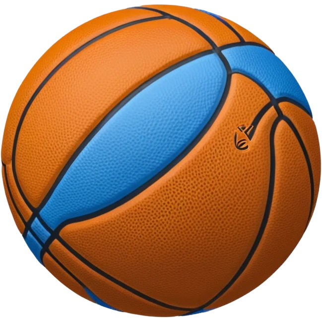 Faça um emoji de uma bola de Basquete branca e nela um símbolo de verificado emoji