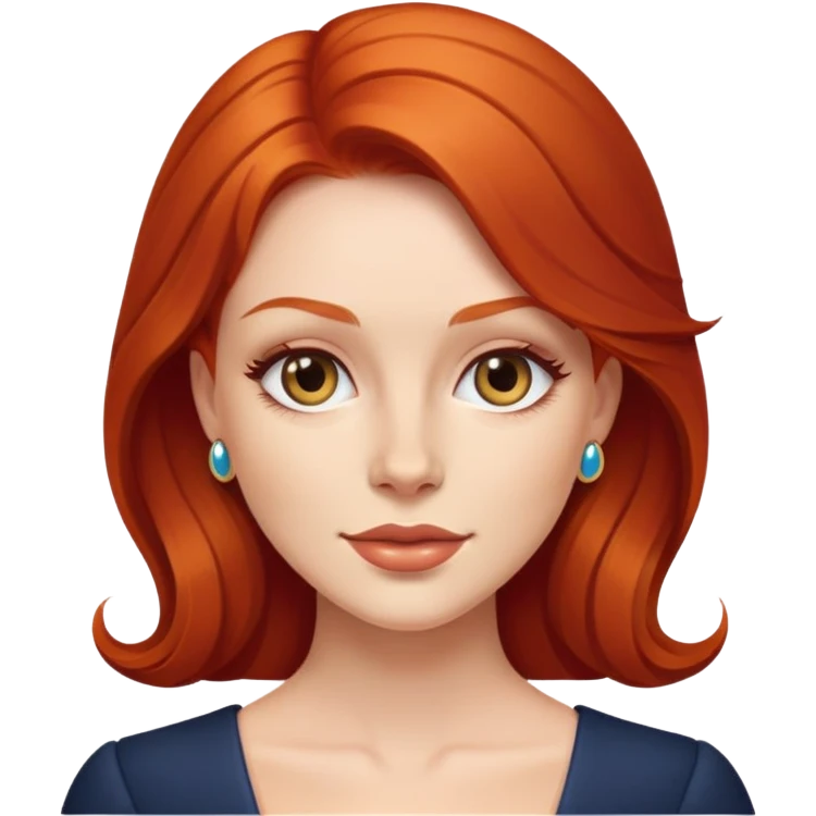 mulher ruiva rica emoji