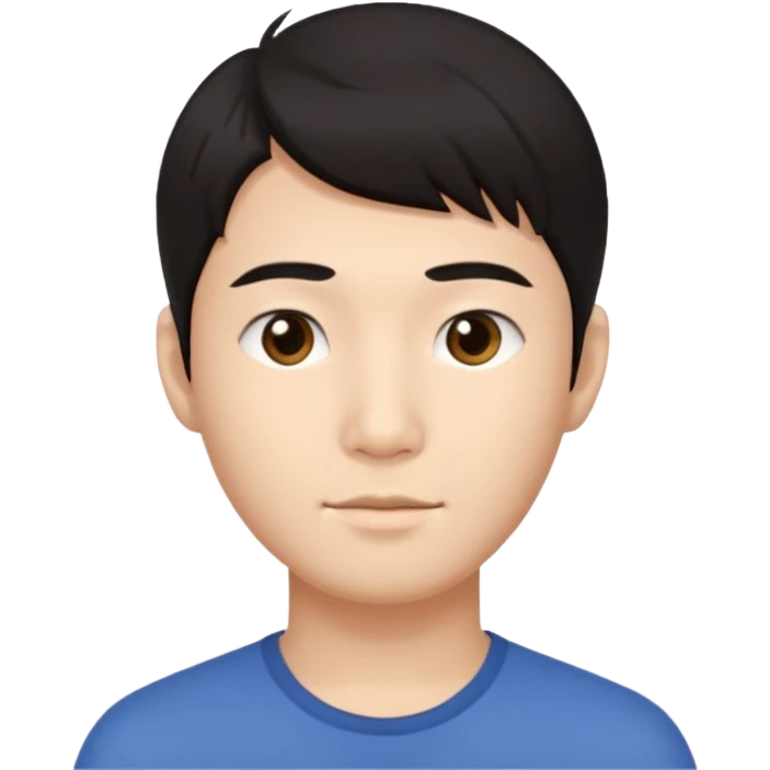 asian male thin face emoji