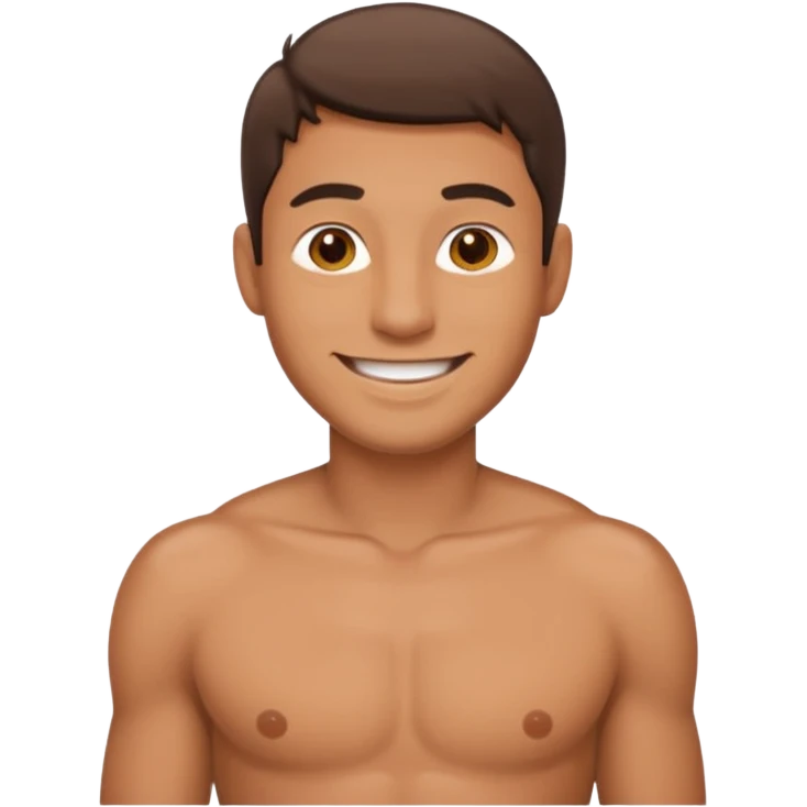 Naked male asshole emoji