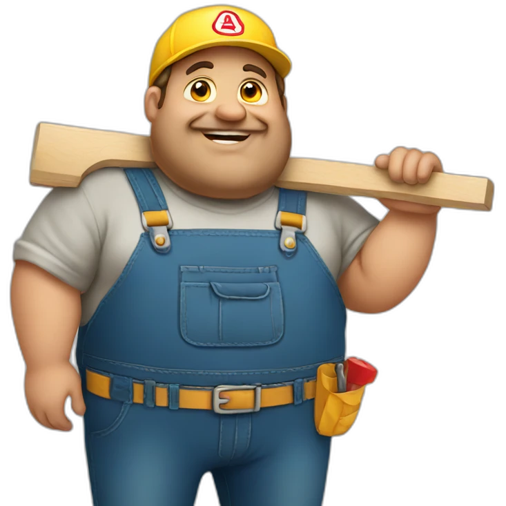 fat carpenter emoji