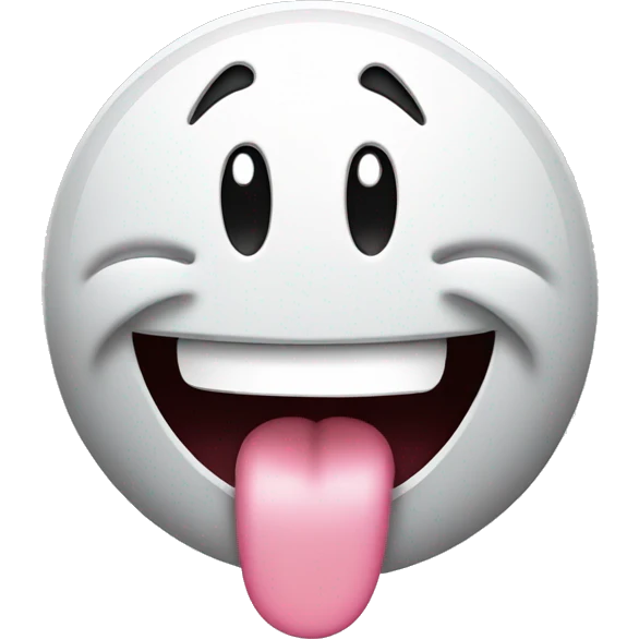 Smile face emoji with tongue out emoji
