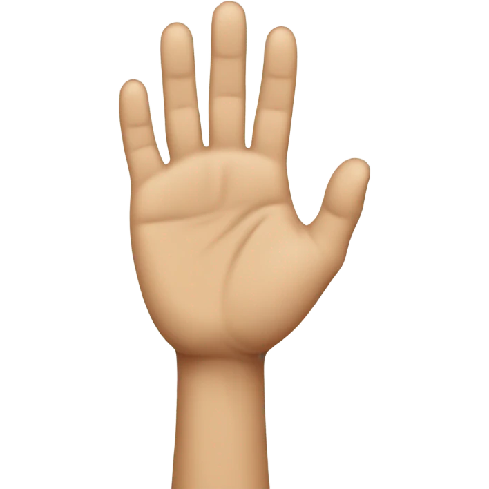 a hand making a example of something small with fingers emoji