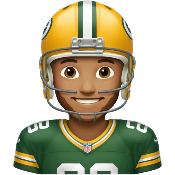 Green Bay packers player emoji