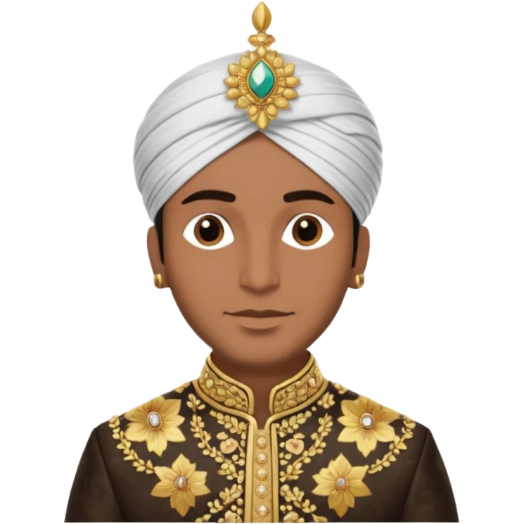North indian groom emoji