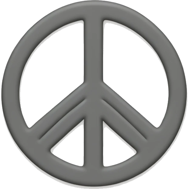 Peace sign emoji