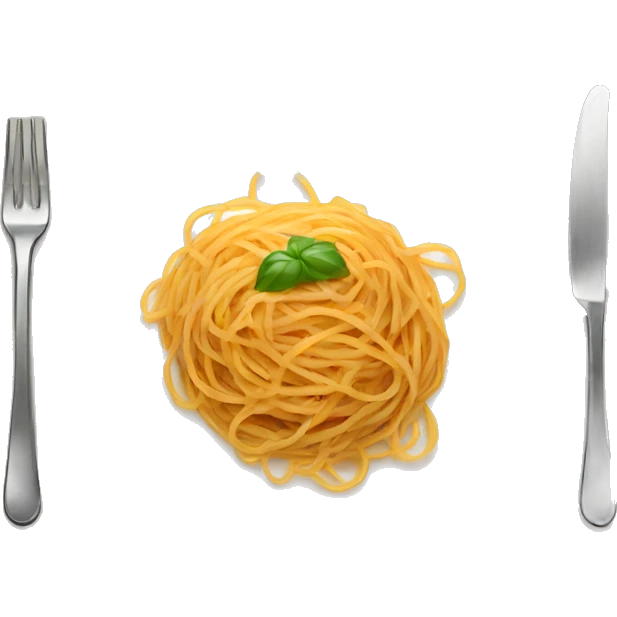 A plate of spaghetti  emoji