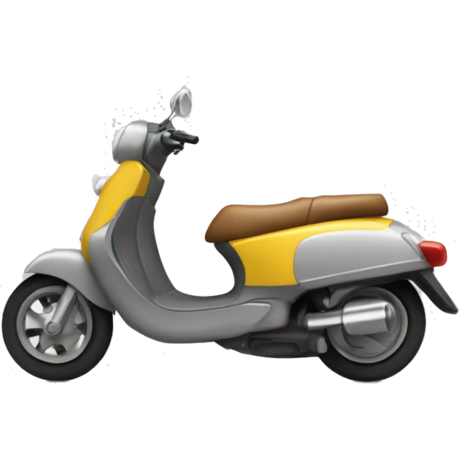 Scooter con sopra due amiche emoji