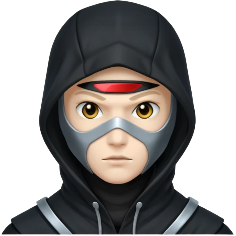 hooded ninja cyborg emoji