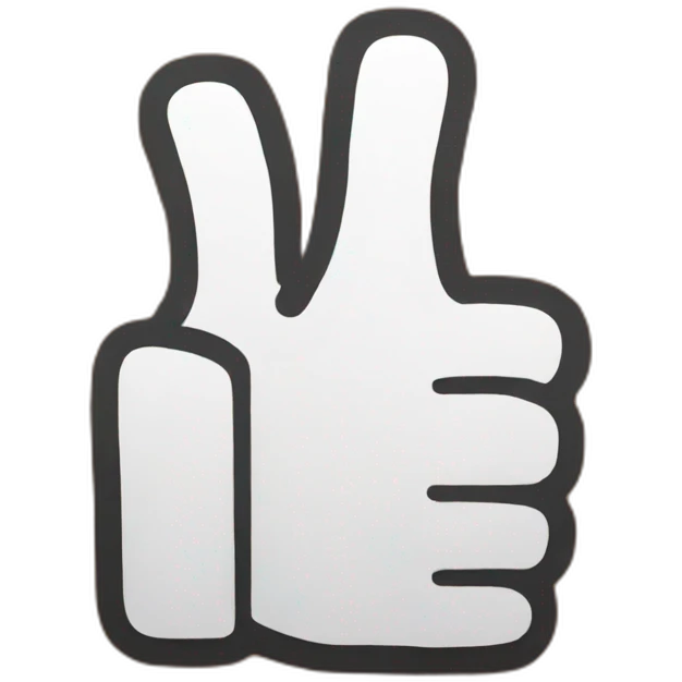 orange thumbs up emoji