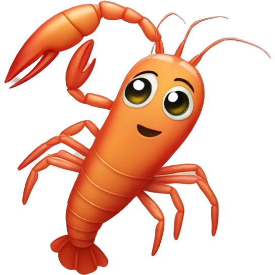 dancing shrimp emoji