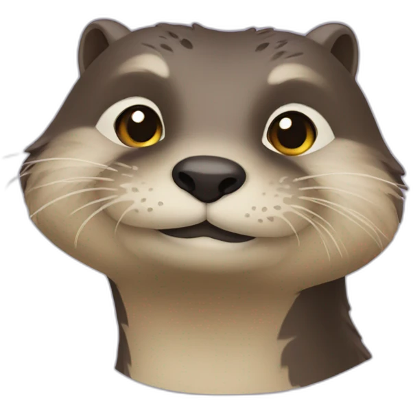 Loutre sur torute emoji