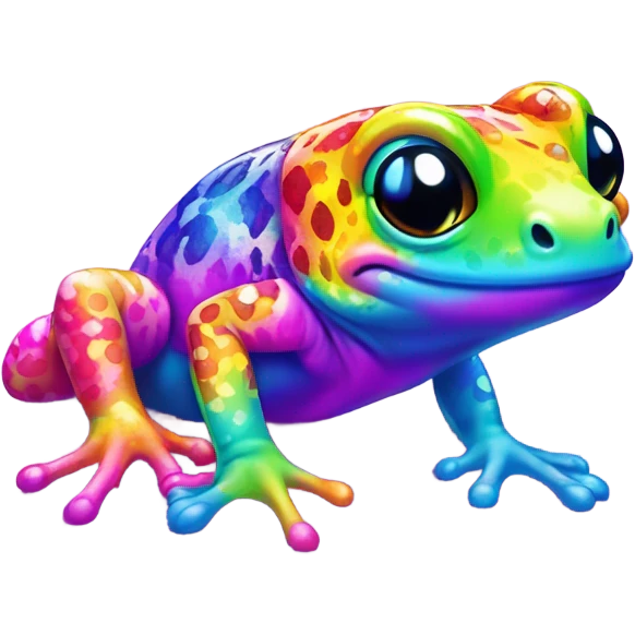 Lisa frank gecko ￼ emoji