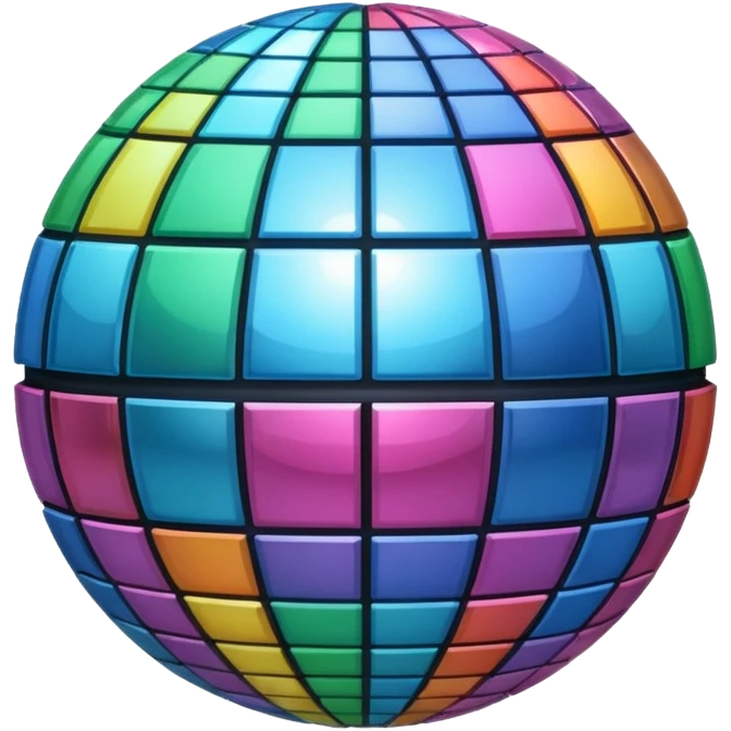 Rosa Disko Kugel emoji