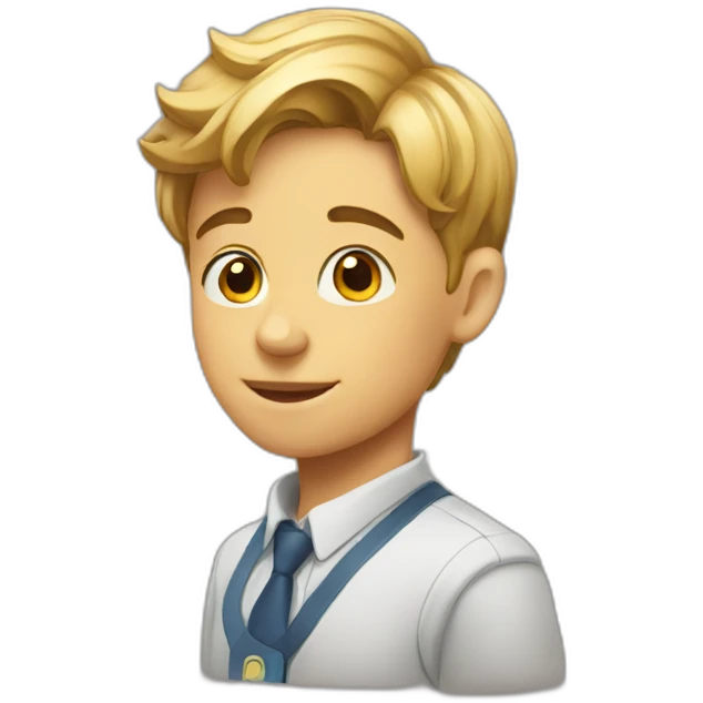 Smart boy emoji