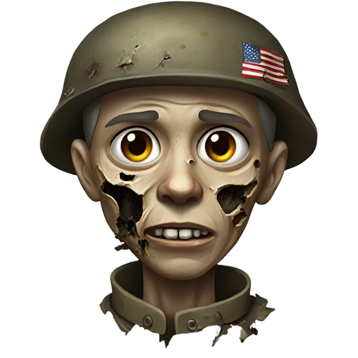 Rotten soldier emoji
